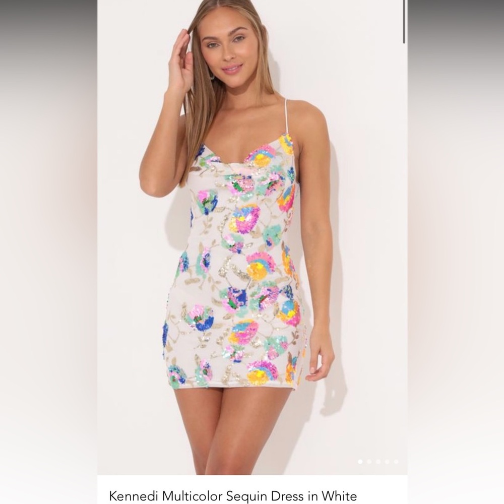 Lucy in The Sky Sequin Dress ,,, Perfect for formal/homecoming/sadie’s - Size XS
